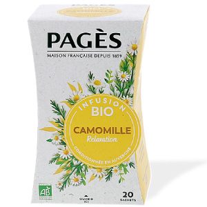 Infusion bio Camomille Pags x 20 sachets