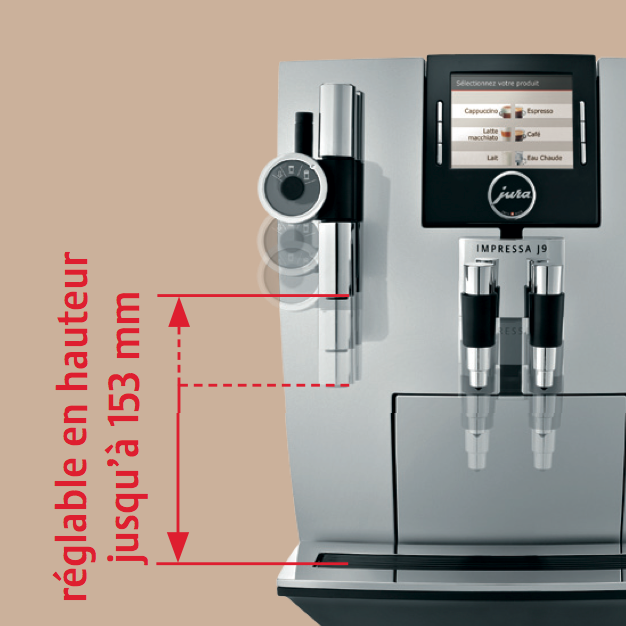 Jura Impressa F9.3 One Touch TFT Argent Aroma Ecoulement