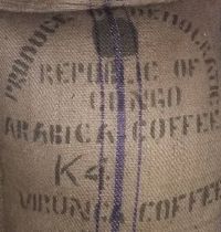 Sac de café vert Congo Kivu Sac de café vert Congo Kivu