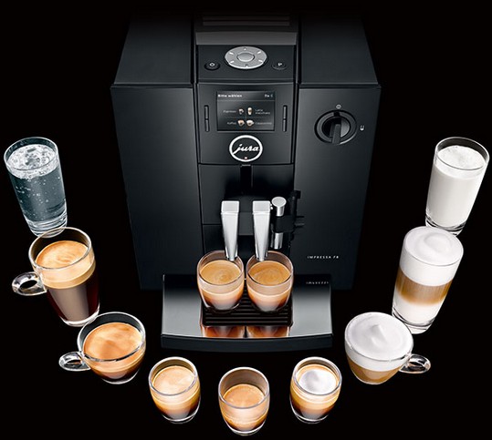 Jura Impressa F8 Piano Black Aroma boissons