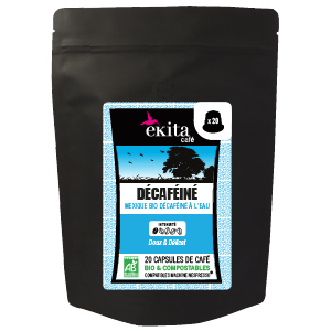 Capsules compostables Nespresso® Décaféiné bio x 20