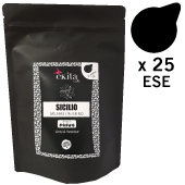 Dosettes ESE de café italien Sicilio x 25