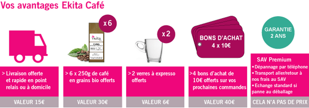 Vos avantages chez Ekita Café pour l’achat d’une machine à café Jura Vos avantages chez Ekita Café pour l’achat d’une machine à café Jura