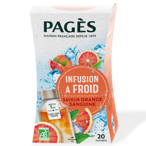 Infusion bio � froid Hibiscus & Orange Sanguine Pag�s x 20 sachets