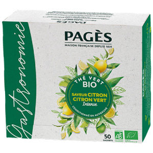 Th vert bio Citron & Citron Vert Pags x 50 sachets