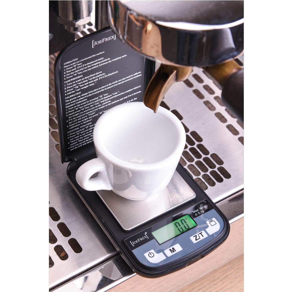 Tbest Petite balance à café Balance à café numérique balance à viande  étanche de haute précision pour la table doseur 20kg/1g
