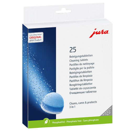 25 pastilles de nettoyage expresso Jura