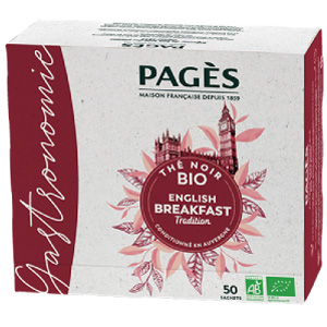 Th noir bio Nature English Breakfast Pags x 50 sachets