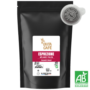 25 dosettes ESE expresso ESPREZIONE bio
