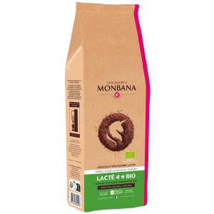 Chocolat bio en poudre lacté Monbana 1 kg