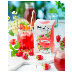 Infusion à froid Fraise, Melon, Basilic Pagès x 20 sachets