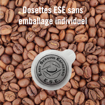 25 dosettes ESE expresso DÉCAFÉINÉ bio équitable