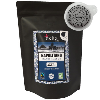 25 dosettes ESE expresso NAPOLITANO  bio équitable