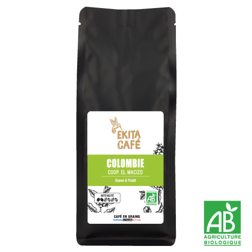 Café bio COLOMBIE El Macizo en grains 250g
