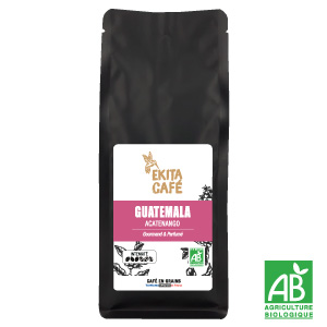 Grand cru de café arabica en grains bio équitable Guatemala 250g
