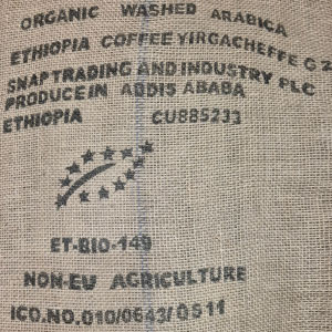 Café bio en grains Ethiopie Moka YIRGACHEFFE 1 kg