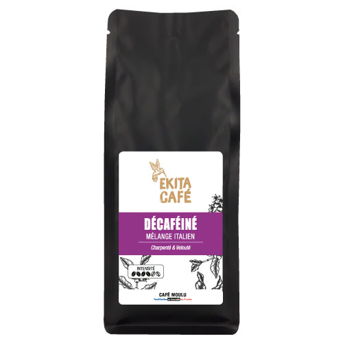 Café moulu DÉCAFÉINÉ ITALIEN 1 kg