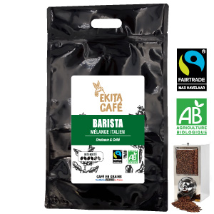 Café en vrac au kg - café italien bio équitable BARISTA