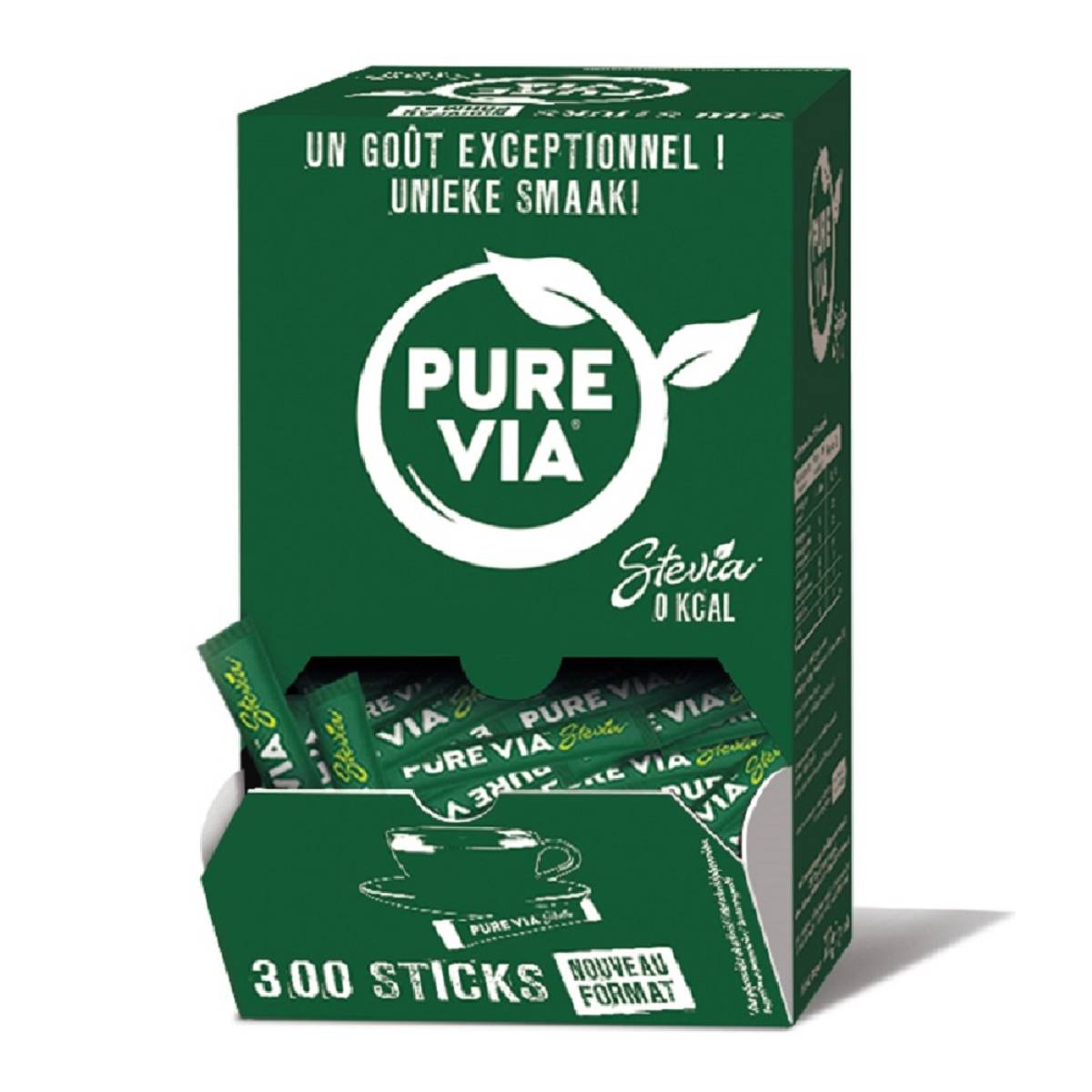 Pure Via - Edulcorant stévia sticks (40 pièces) en livraison à proximité