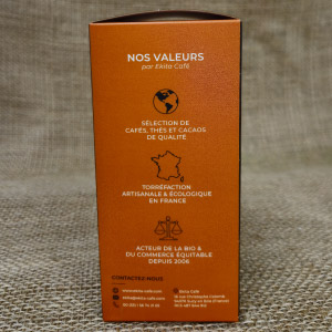 20 capsules Nespresso© compostables café bio ETHIOPIE (ddm 06/2025)