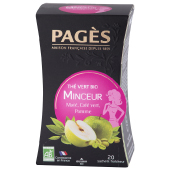 Thé bio minceur maté café vert pomme Pagès Thé bio minceur maté café vert pomme Pagès