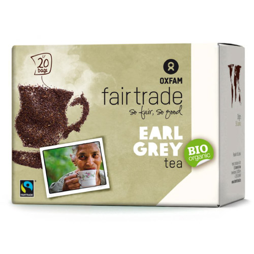 Thé noir bio Earl Grey Oxfam x 20 sachets