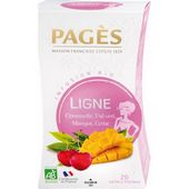 Infusion bio Ligne Mat, Th vert, Ananas, Cranberry Pags x 20 sachets