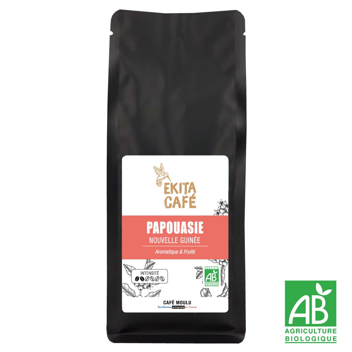 Café PAPOUASIE Nouvelle Guinée moulu bio 1 kg