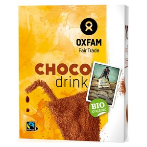 Chocolat en poudre BIO petit déjeuner Oxfam 375g (ddm 24/07/2022)