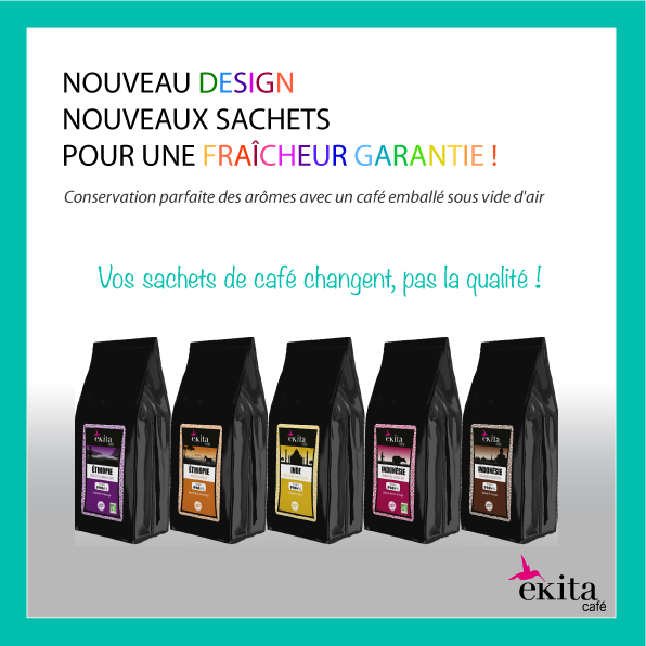 Sachets de cafés sous vide 