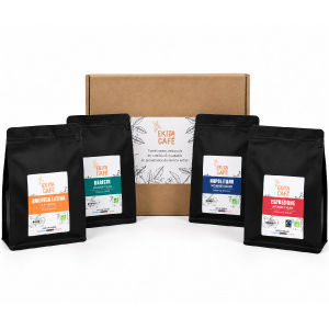 Pack découverte 4 cafés italiens bio x 250g