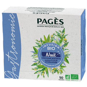 Infusion bio Nuit Verveine Rooibos Pags x 50 sachets
