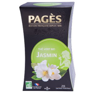 Th vert bio Jasmin Pags x 20 sachets