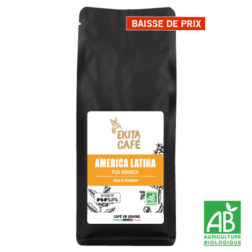 Café bio italien 100% arabica AMERICA LATINA