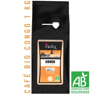Café bio moulu Congo Kivu 1 kg