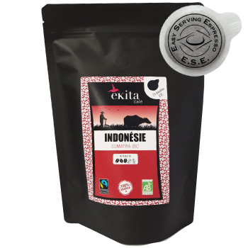 25 dosettes ESE expresso INDONÉSIE bio équitable