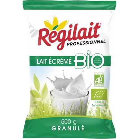 Lait instantané bio écrémé Regilait 500g