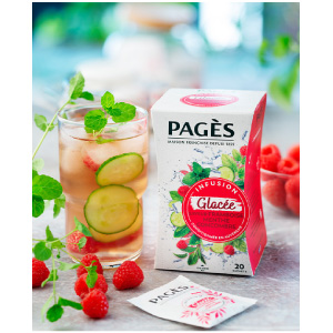 Infusion à froid Framboise, Menthe, Concombre Pagès x 20 sachets