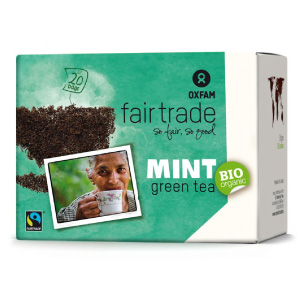 Th vert bio Menthe Oxfam x 20 sachets