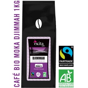 Café bio moulu Ethiopie Moka Djimmah 1 kg