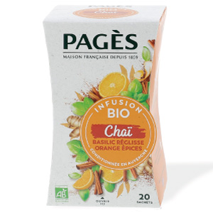 Infusion bio Chaï Pagès x 20 sachets