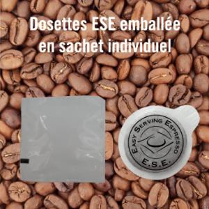 Dosettes ESE bio fair trade DÉCAFÉINÉ x 100
