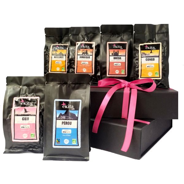 Coffrets cadeau avec café moulu