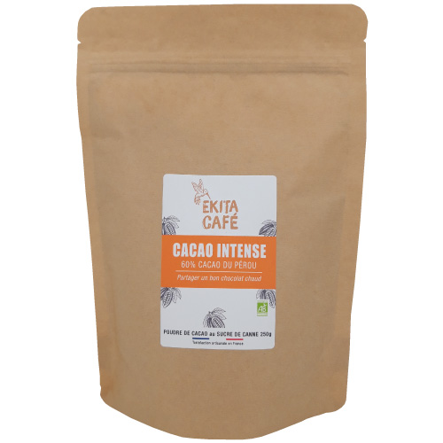 Chocolat bio en poudre Petit-Déjeuner 32% cacao 250g