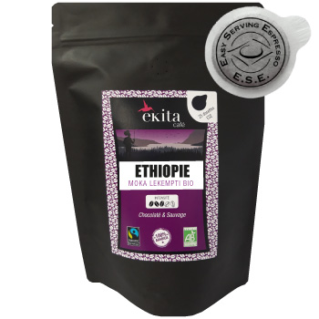 25 dosettes ESE expresso ETHIOPIE bio