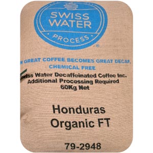 Café bio DÉCAFÉINÉ À L'EAU