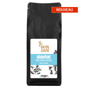 Nouveau caf dcafin  la canne  sucre selon le Cane Sugar Process